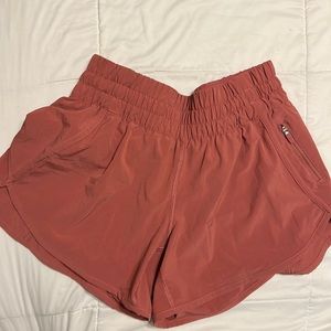 pink track that shorts